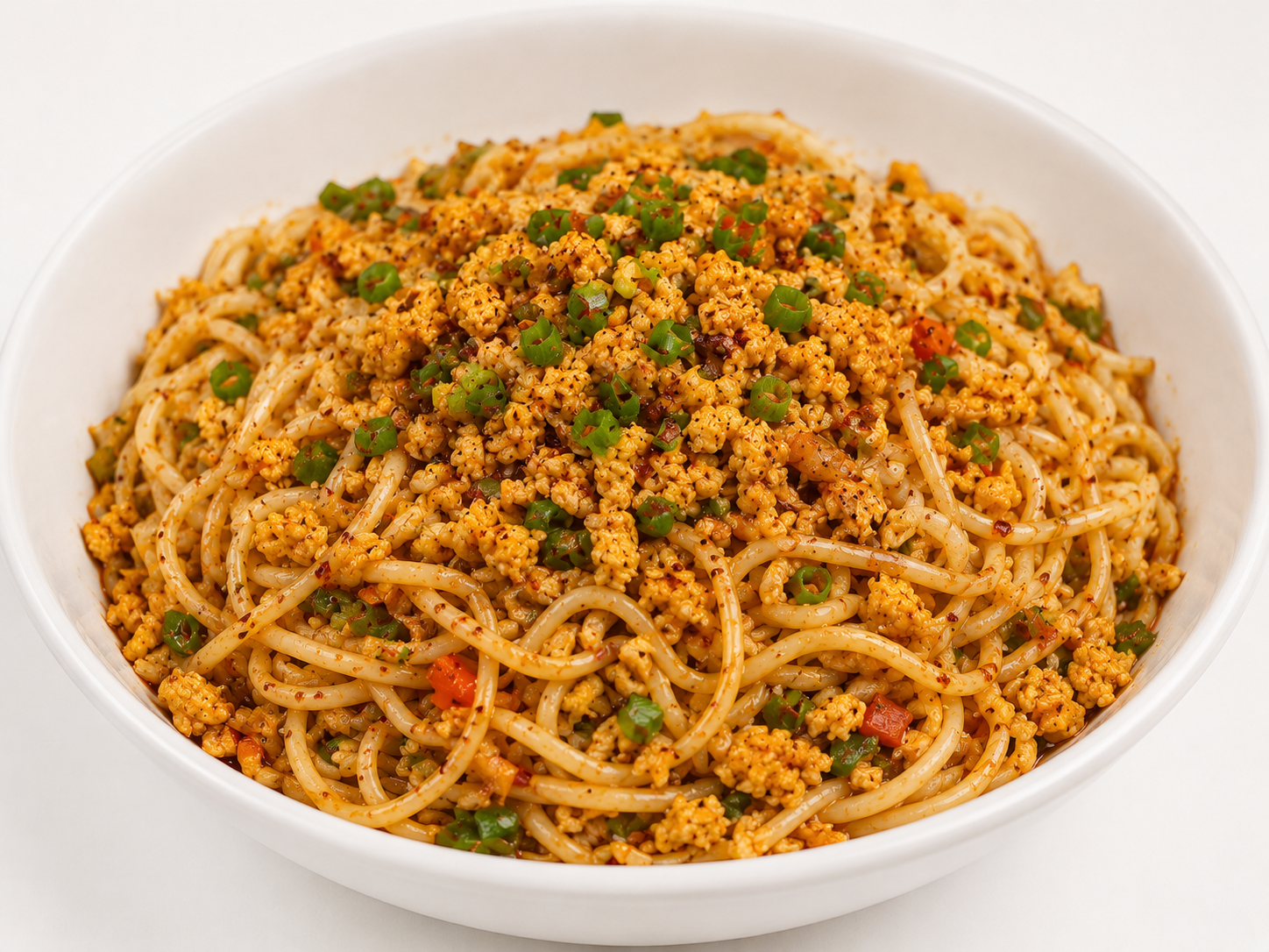 Keema Noodles Egg