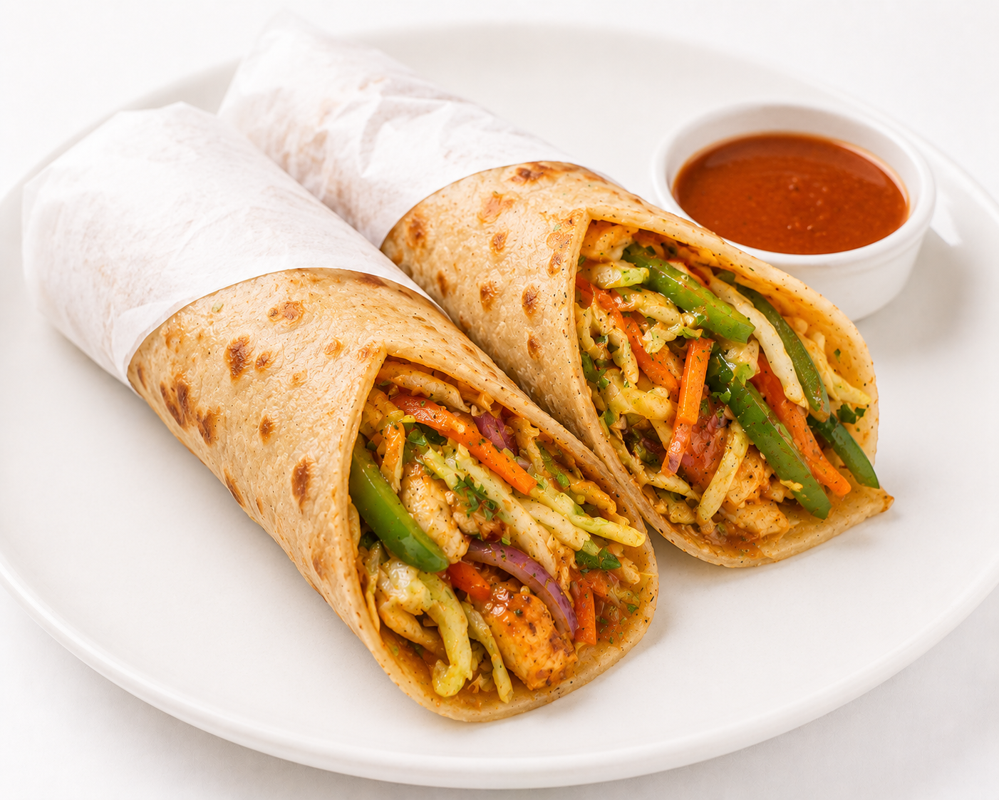 Veg Katti Roll